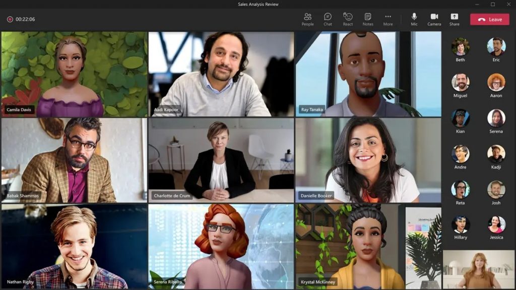 Microsoft trará avatares e ambientes virtuais Mesh para o Teams 1 mesh for teams grid 100909578 large 1 Microsoft trará avatares e ambientes virtuais Mesh para o Teams