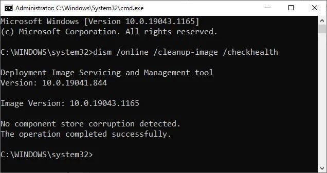 Como reparar o Windows 10 (e 11) em 4 etapas 1 win10 repair 01 dism checkhealth 100906110 orig 1 Como reparar o Windows 10 (e 11) em 4 etapas
