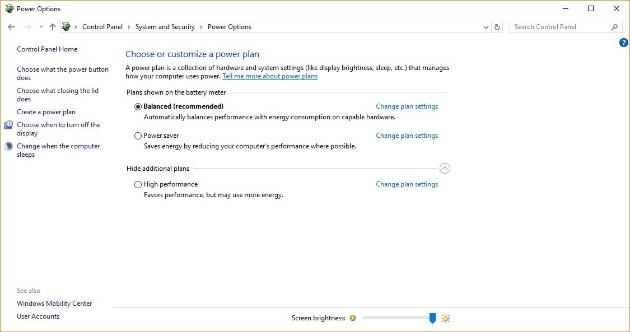 power plan 100726471 orig 17 maneiras de deixar o Windows 10 mais rápido