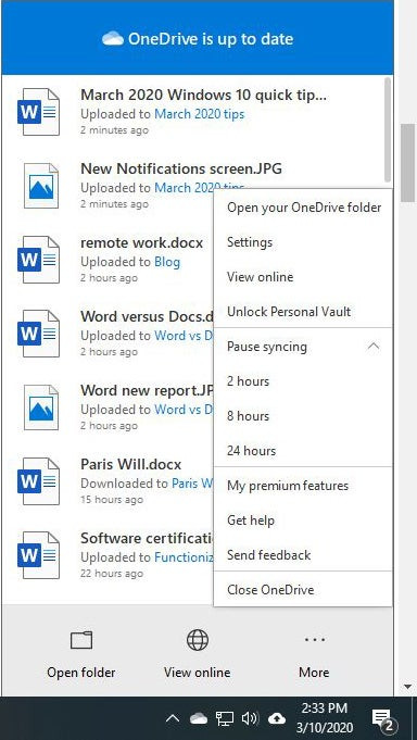 win10 speed tips onedrive pause2 mar2020 100837188 orig 17 maneiras de deixar o Windows 10 mais rápido