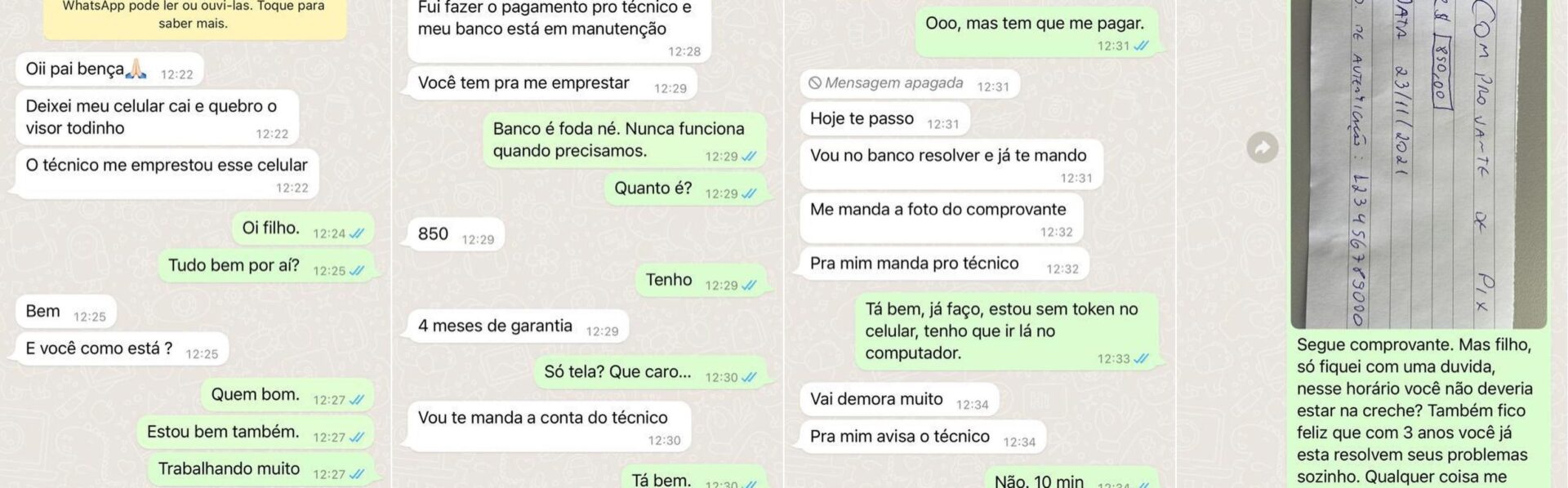 WhatsApp 00 Atenção: próximo telefonema de 'seu filho' pode ser um golpe!