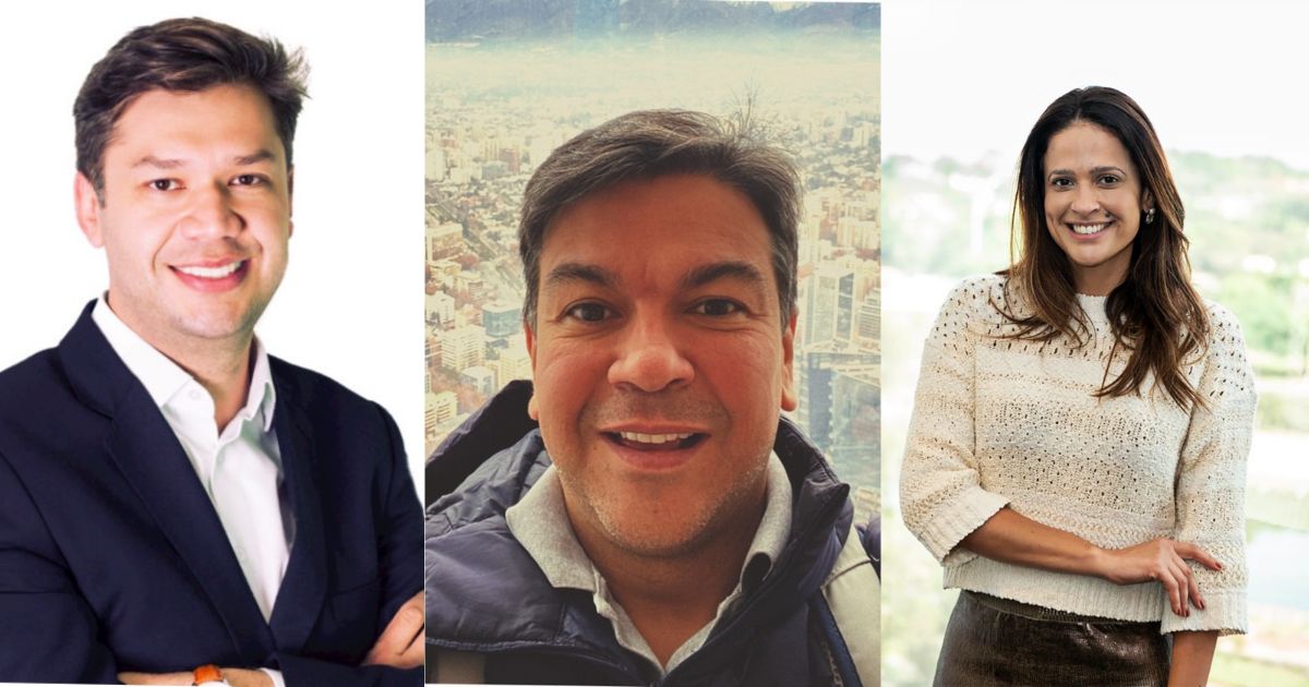 Conheça os finalistas do Prêmio Executivo de TI do Ano 2024 3 Anderson Lopes de Moraes, Luciano de Freitas Sandoval e Alaine Teodoro Charchat
Fotos: Divulgação